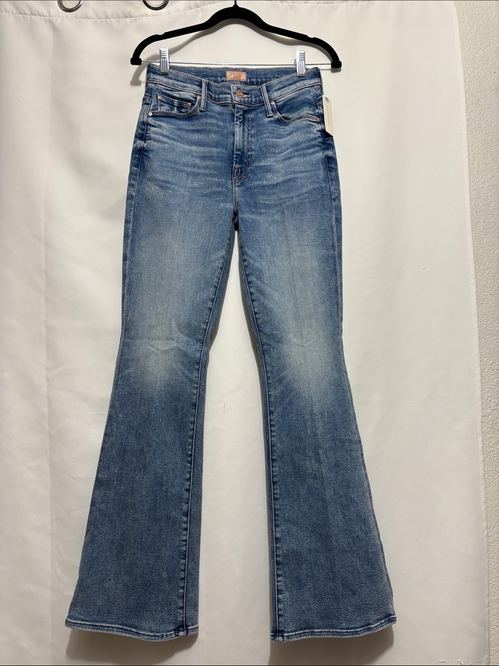 MOTHER Mid Blue Flare Jeans